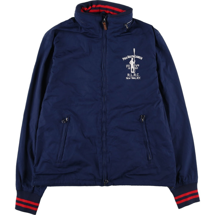 Ralph Lauren POLO by Ralph Lauren windbreaker, men's size M polyester navy blue type Vintage Second Hand