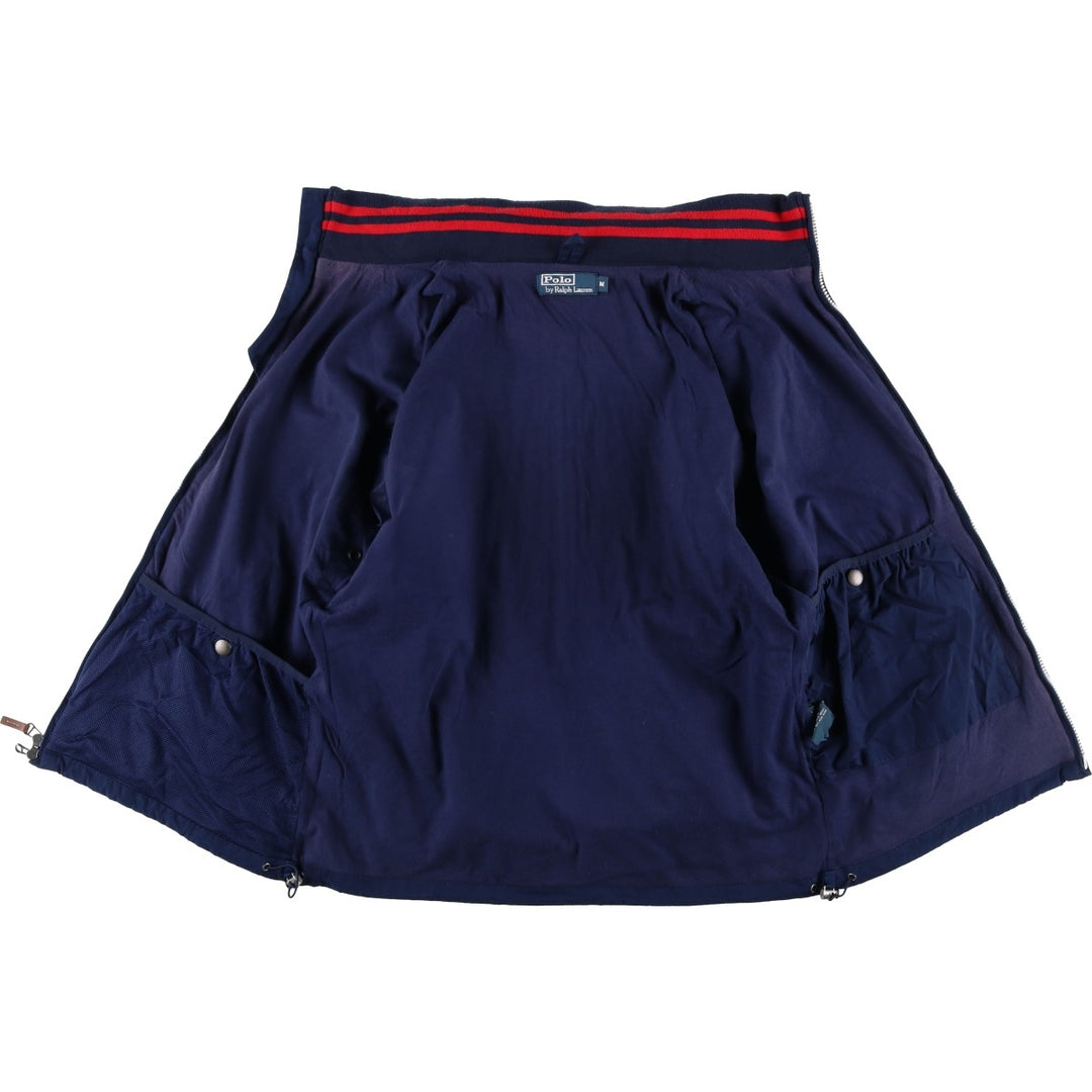 Ralph Lauren POLO by Ralph Lauren windbreaker, men's size M polyester navy blue type Vintage Second Hand