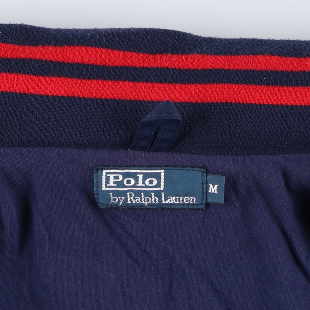 Ralph Lauren POLO by Ralph Lauren windbreaker, men's size M polyester navy blue type Vintage Second Hand