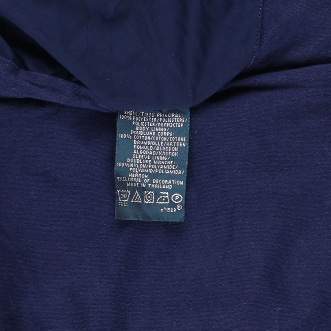Ralph Lauren POLO by Ralph Lauren windbreaker, men's size M polyester navy blue type Vintage Second Hand