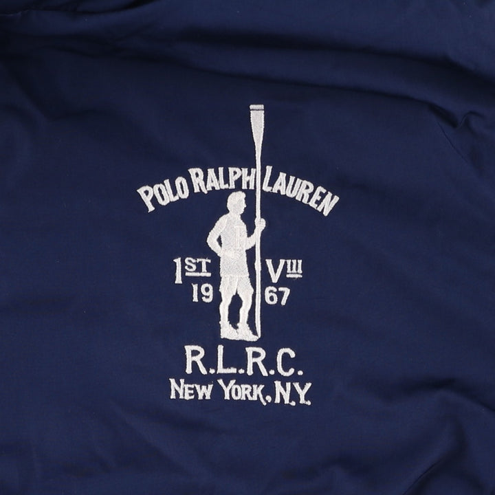 Ralph Lauren POLO by Ralph Lauren windbreaker, men's size M polyester navy blue type Vintage Second Hand