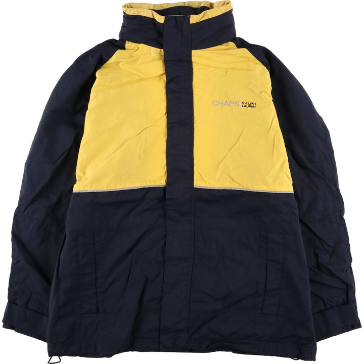 Ralph Lauren Chaps nylon jacket, made in Russia, men's size L Nylon yellow type Vintage Second Hand
