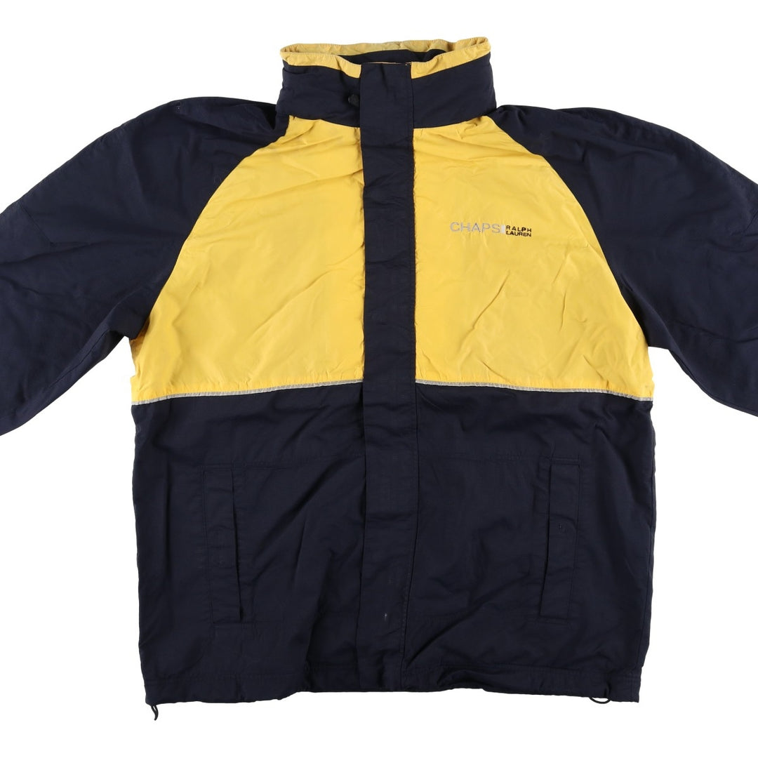 Ralph Lauren Chaps nylon jacket, made in Russia, men's size L Nylon yellow type Vintage Second Hand