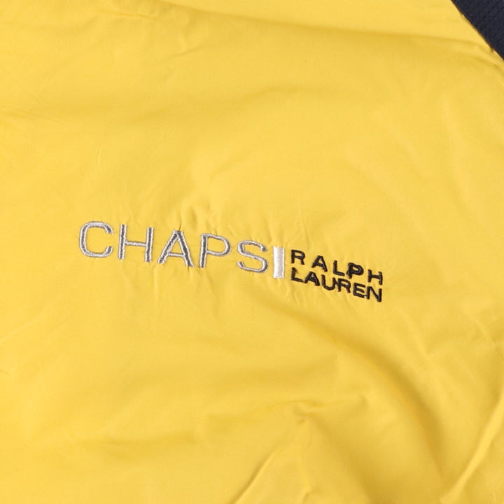 Ralph Lauren Chaps nylon jacket, made in Russia, men's size L Nylon yellow type Vintage Second Hand