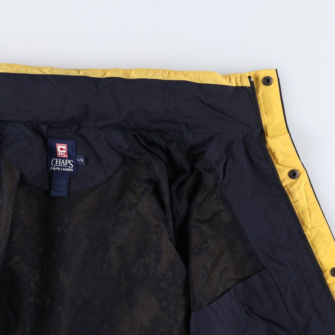 Ralph Lauren Chaps nylon jacket, made in Russia, men's size L Nylon yellow type Vintage Second Hand