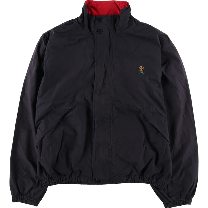 Ralph Lauren CHAPS windbreaker, made in Russia, men's size XL polyester black type Vintage Second Hand