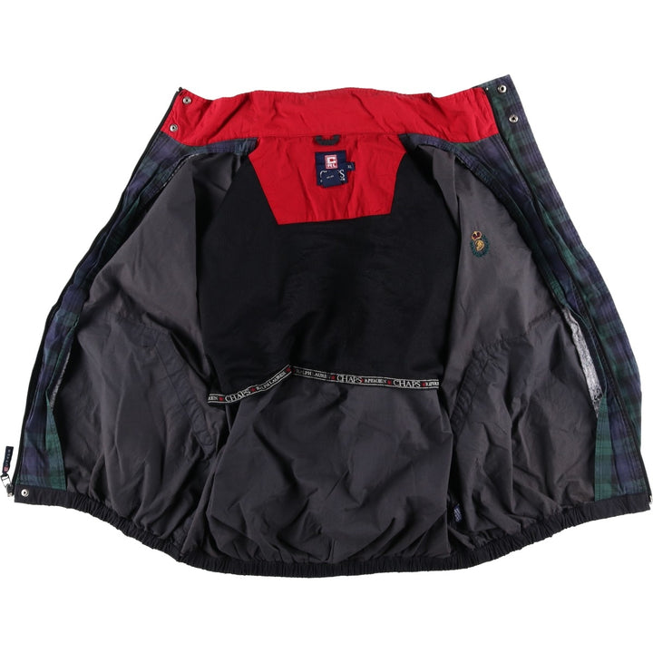 Ralph Lauren CHAPS windbreaker, made in Russia, men's size XL polyester black type Vintage Second Hand
