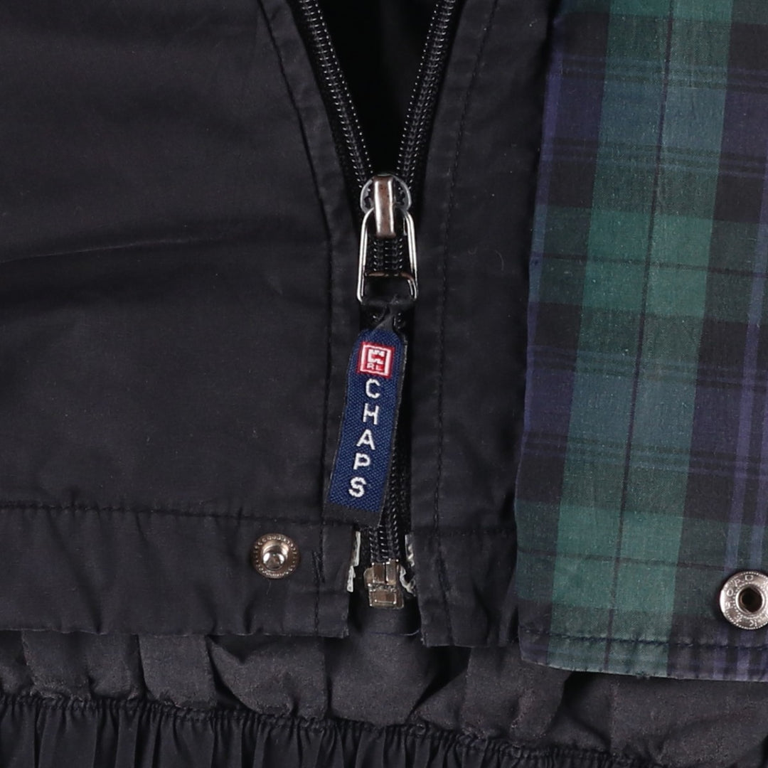 Ralph Lauren CHAPS windbreaker, made in Russia, men's size XL polyester black type Vintage Second Hand