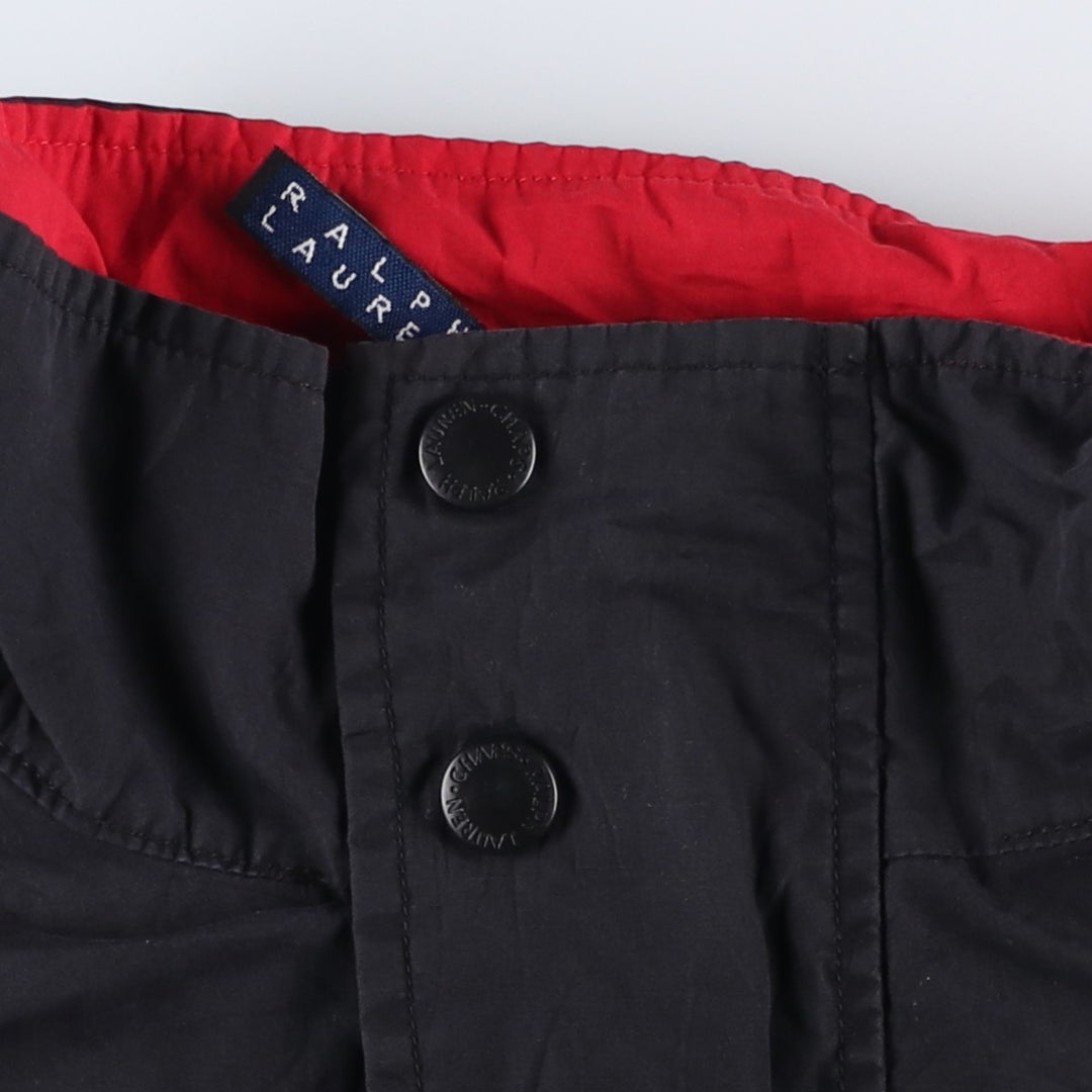 Ralph Lauren CHAPS windbreaker, made in Russia, men's size XL polyester black type Vintage Second Hand