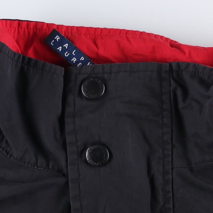 Ralph Lauren CHAPS windbreaker, made in Russia, men's size XL polyester black type Vintage Second Hand
