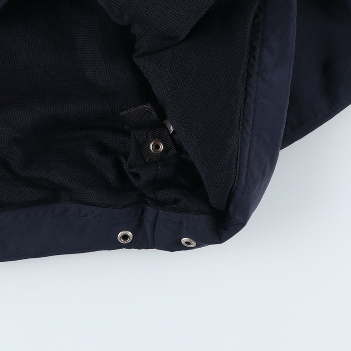 Ralph Lauren Chaps, half-zip nylon pullover, made in Russia, men's size L Nylon navy blue type Vintage Second Hand