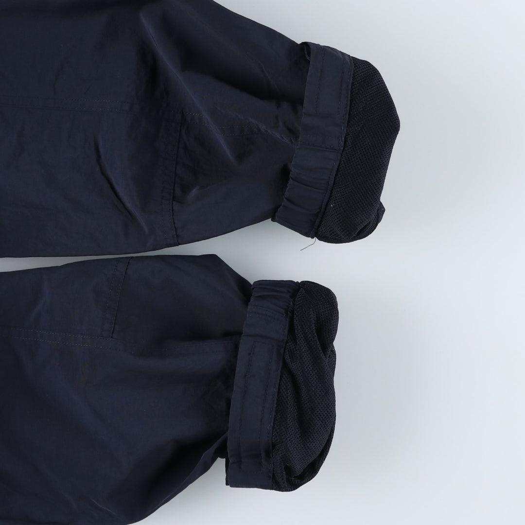 Ralph Lauren Chaps, half-zip nylon pullover, made in Russia, men's size L Nylon navy blue type Vintage Second Hand