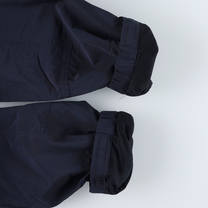 Ralph Lauren Chaps, half-zip nylon pullover, made in Russia, men's size L Nylon navy blue type Vintage Second Hand