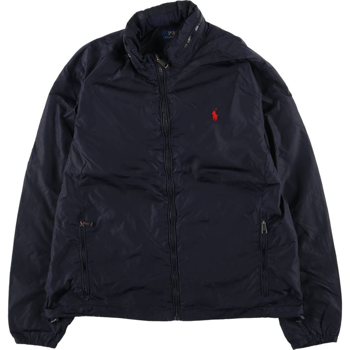 Ralph Lauren POLO RALPH LAUREN nylon jacket, men's XL size Nylon navy blue type Vintage Second Hand