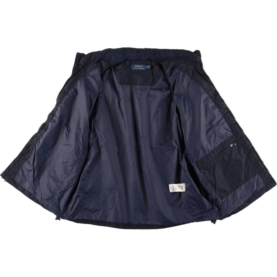 Ralph Lauren POLO RALPH LAUREN nylon jacket, men's XL size Nylon navy blue type Vintage Second Hand