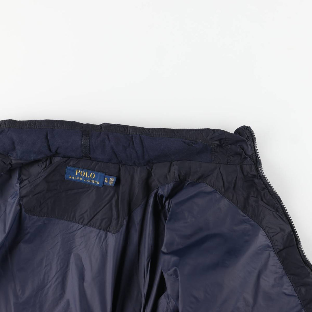 Ralph Lauren POLO RALPH LAUREN nylon jacket, men's XL size Nylon navy blue type Vintage Second Hand