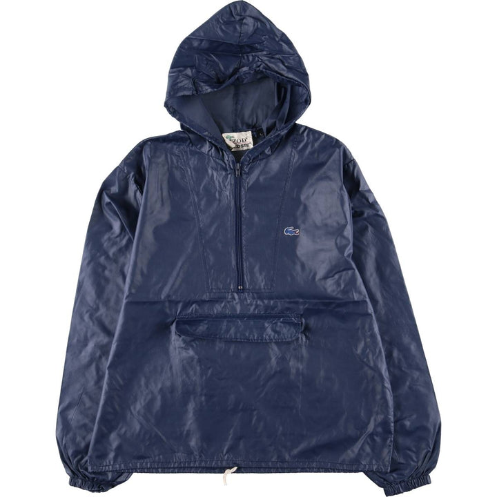 Vintage 1970'S Lacoste Izod Anorak Parka, Men's Size L unclear navy blue type Vintage Second Hand
