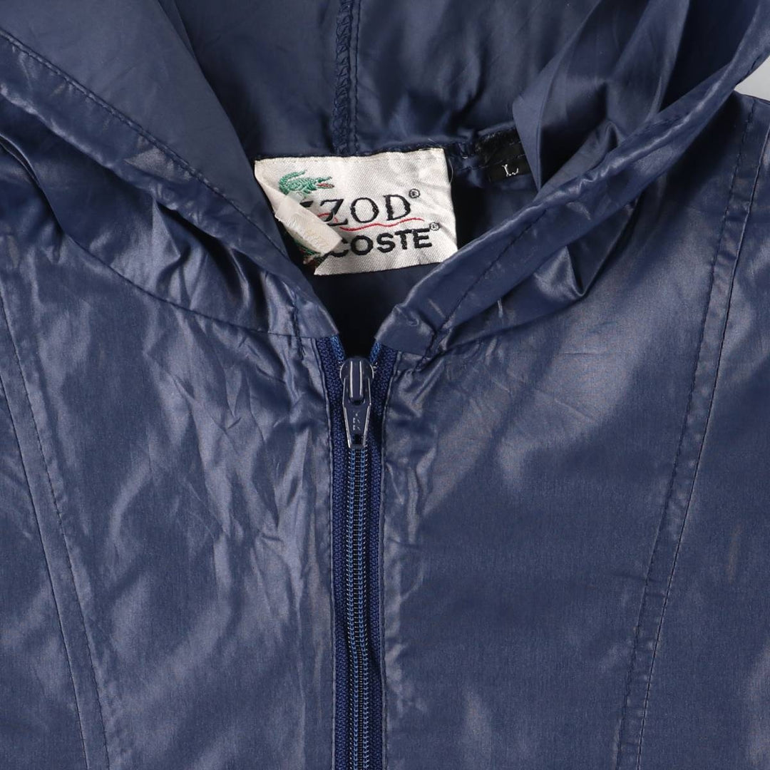 Vintage 1970'S Lacoste Izod Anorak Parka, Men's Size L unclear navy blue type Vintage Second Hand