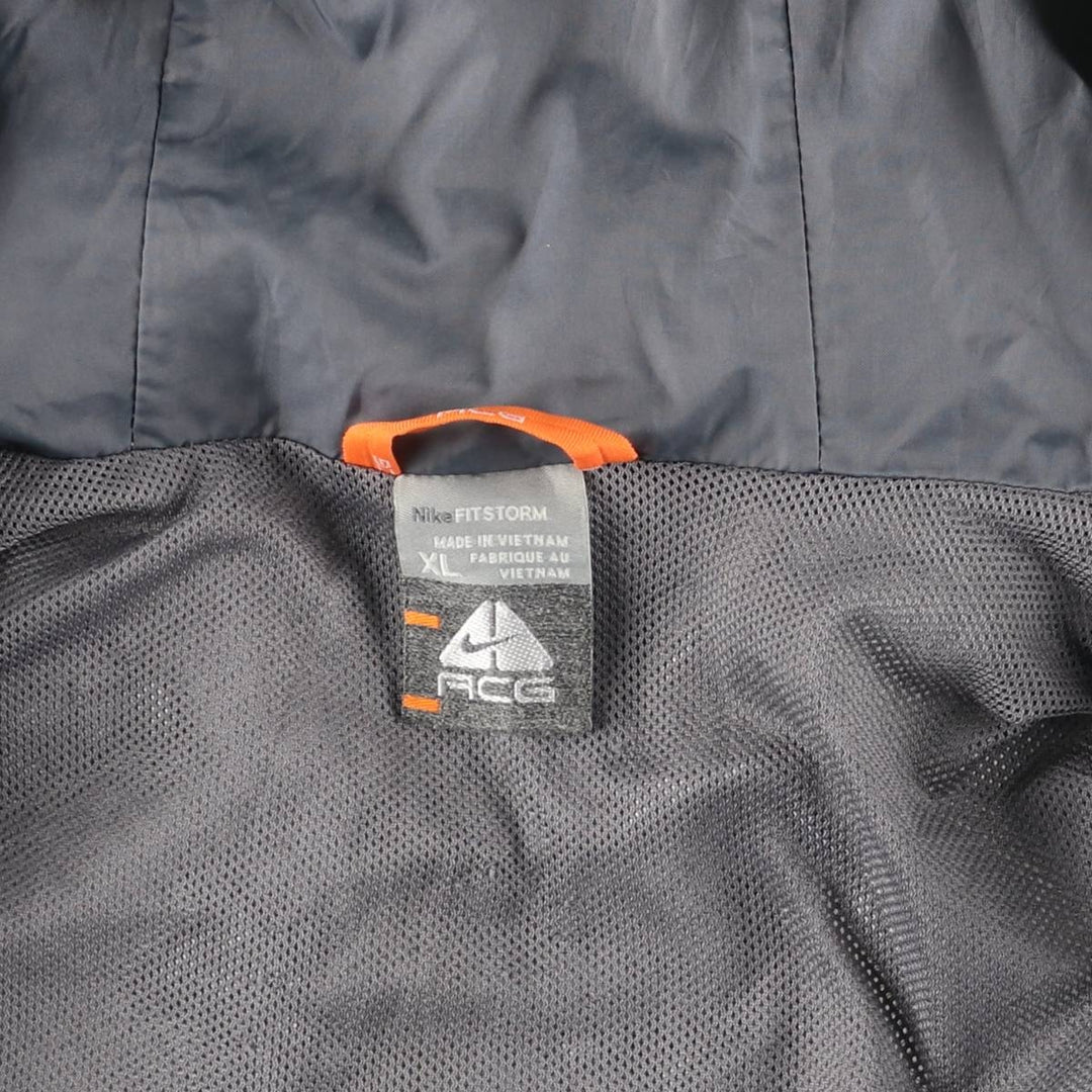 2000s~ Nike ACG Ripstop Nylon Parka, Men's XL Nylon green type yellow green Vintage Second Hand