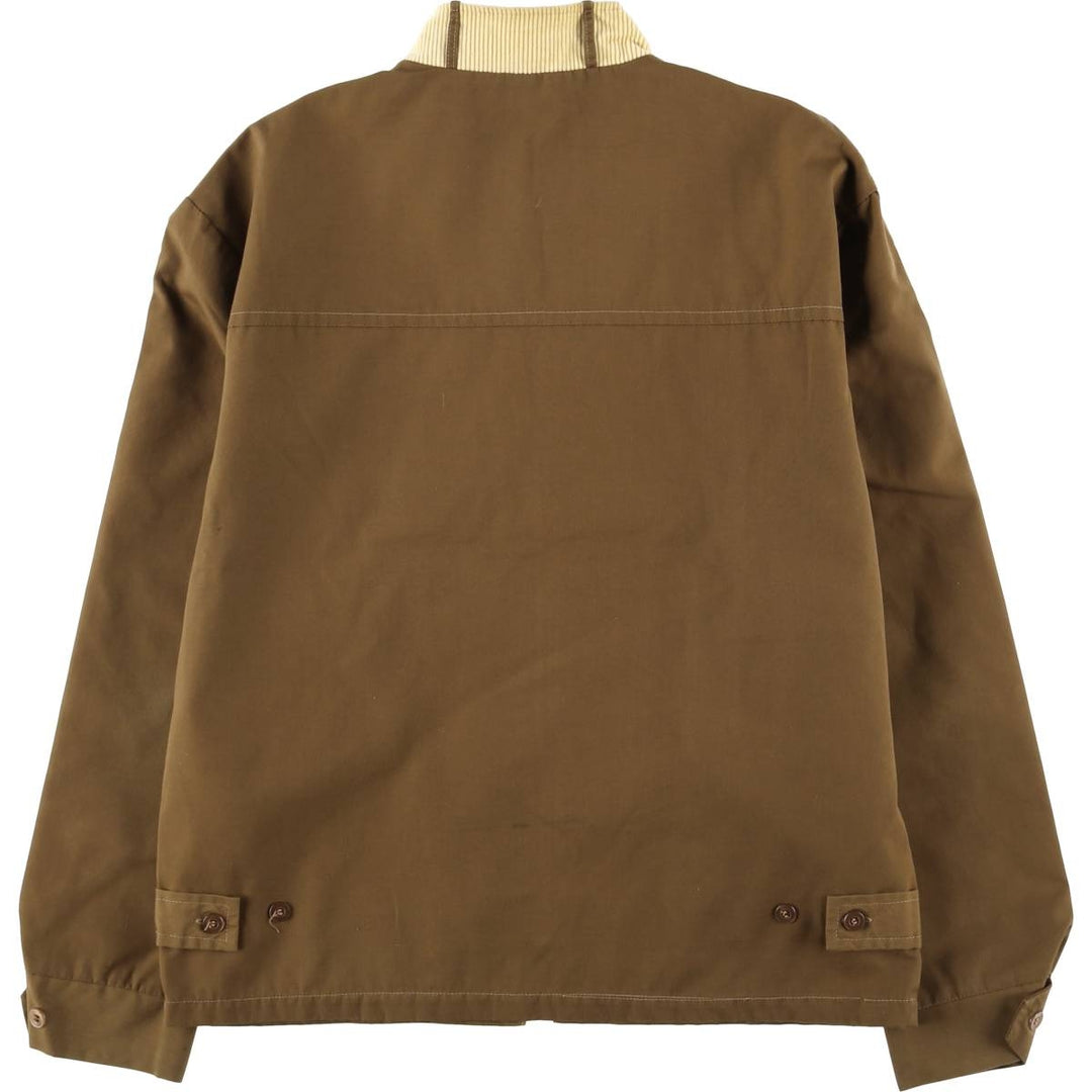 Vintage 1960'S MATY Andrews zip-up jacket, men's size small polyester brown type Vintage Second Hand