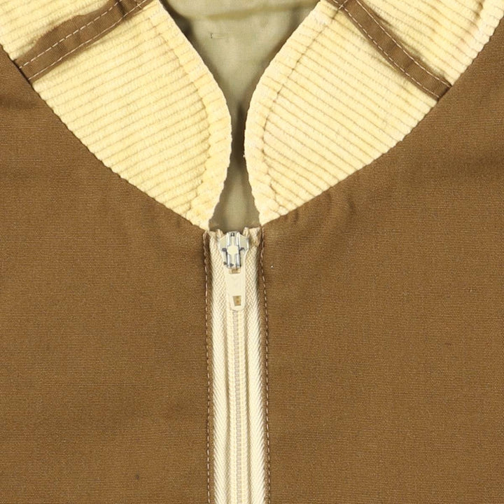 Vintage 1960'S MATY Andrews zip-up jacket, men's size small polyester brown type Vintage Second Hand