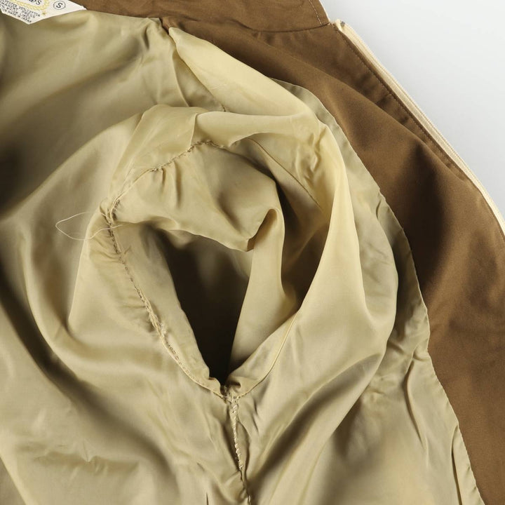 Vintage 1960'S MATY Andrews zip-up jacket, men's size small polyester brown type Vintage Second Hand