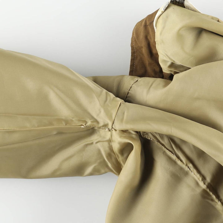 Vintage 1960'S MATY Andrews zip-up jacket, men's size small polyester brown type Vintage Second Hand