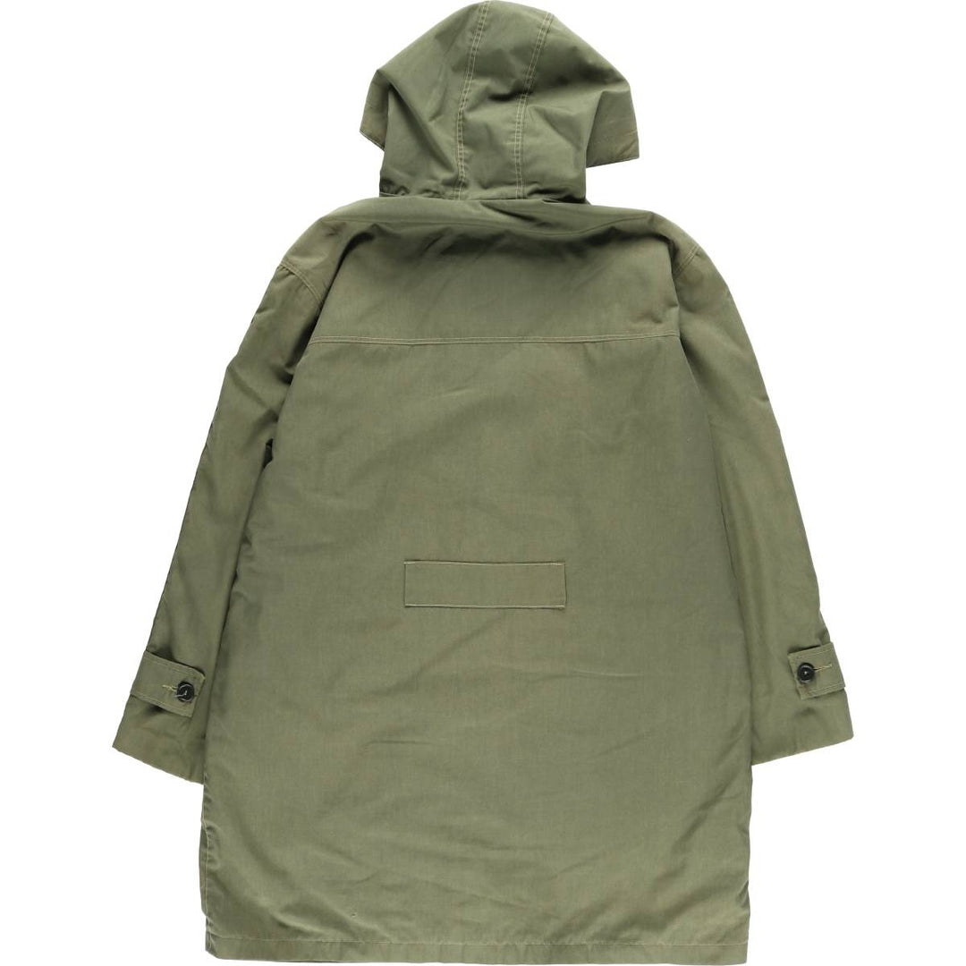 FRATINI Men's Vintage Hooded Military Coat, Size L unclear Khaki type Vintage Second Hand