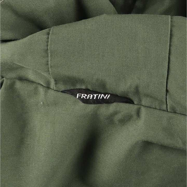 FRATINI Men's Vintage Hooded Military Coat, Size L unclear Khaki type Vintage Second Hand