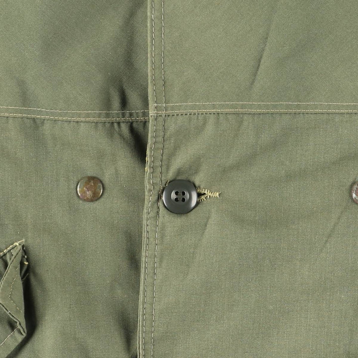 FRATINI Men's Vintage Hooded Military Coat, Size L unclear Khaki type Vintage Second Hand