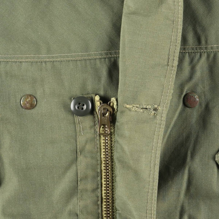 FRATINI Men's Vintage Hooded Military Coat, Size L unclear Khaki type Vintage Second Hand