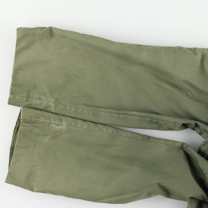 FRATINI Men's Vintage Hooded Military Coat, Size L unclear Khaki type Vintage Second Hand