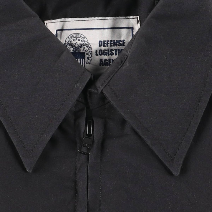 Authentic US Military JROTC Junior Reserve Officer Training Course Windbreaker, Made in USA, Men's Size Small polyester black type Vintage Second Hand