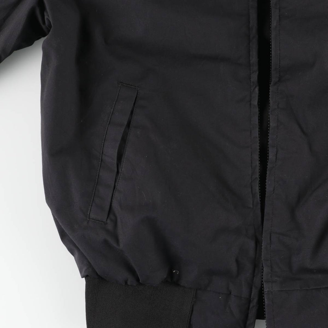 Authentic US Military JROTC Junior Reserve Officer Training Course Windbreaker, Made in USA, Men's Size Small polyester black type Vintage Second Hand