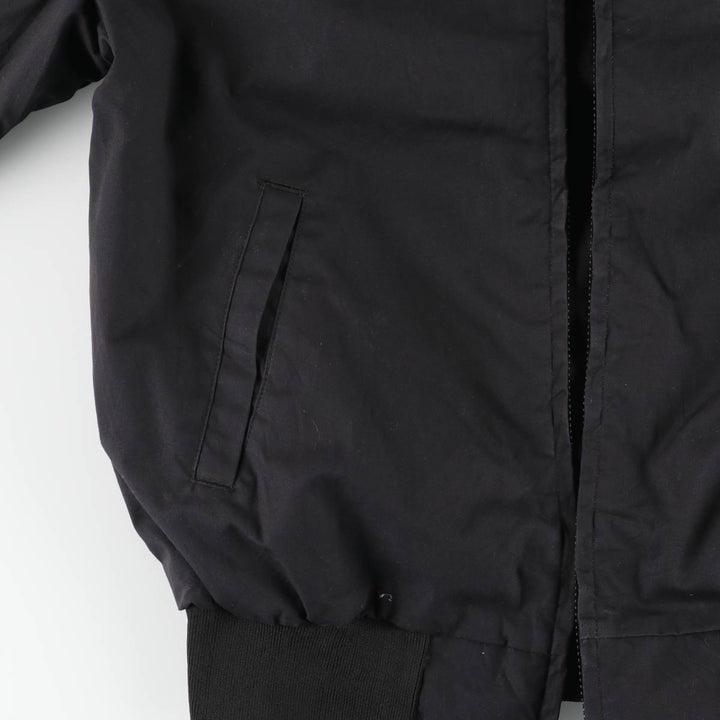 Authentic US Military JROTC Junior Reserve Officer Training Course Windbreaker, Made in USA, Men's Size Small polyester black type Vintage Second Hand