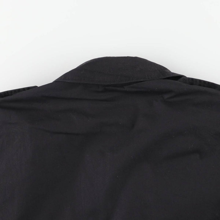 Authentic US Military JROTC Junior Reserve Officer Training Course Windbreaker, Made in USA, Men's Size Small polyester black type Vintage Second Hand