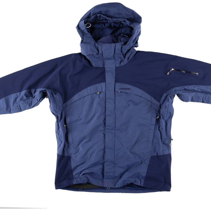 2000'S Patagonia 29325F6 Ripstop Mountain Parka Shell Jacket, Men's Size L Nylon navy blue type Vintage Second Hand