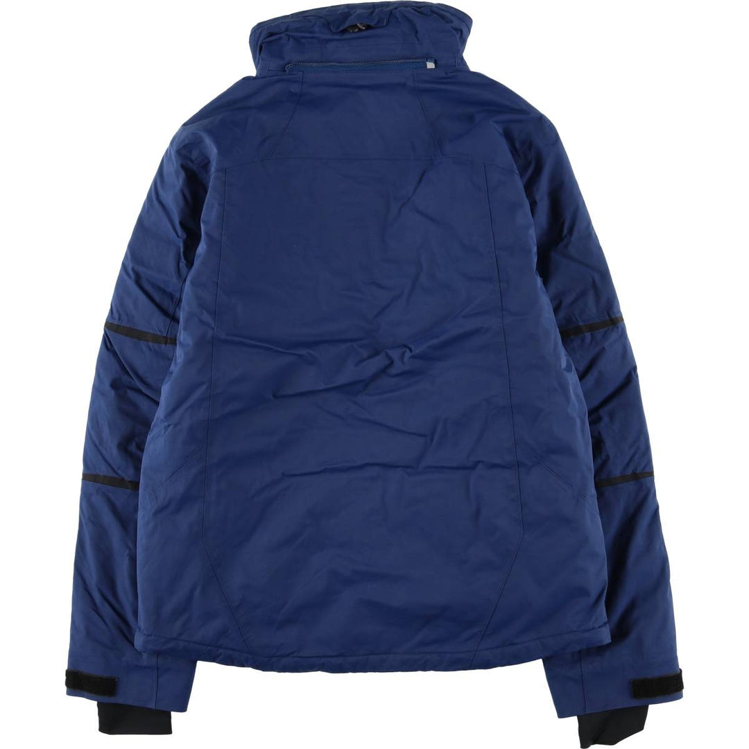 LLBean Men's Padded Puffer Jacket, Size M Nylon navy blue type Vintage Second Hand