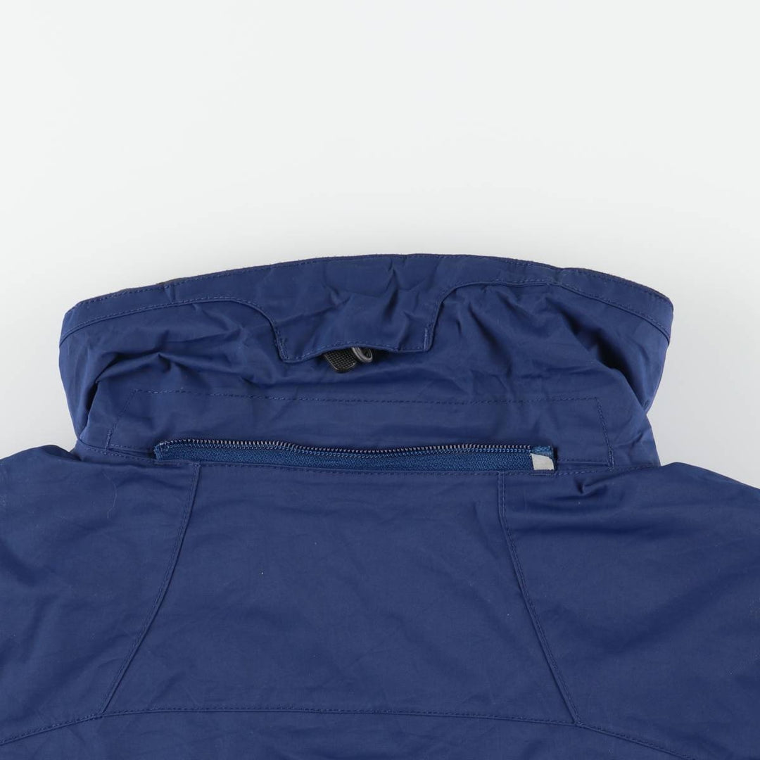 LLBean Men's Padded Puffer Jacket, Size M Nylon navy blue type Vintage Second Hand