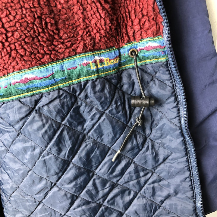 1990'S LLBean Men's XXL Vintage Padded Puffer Jacket unclear navy blue type Vintage Second Hand