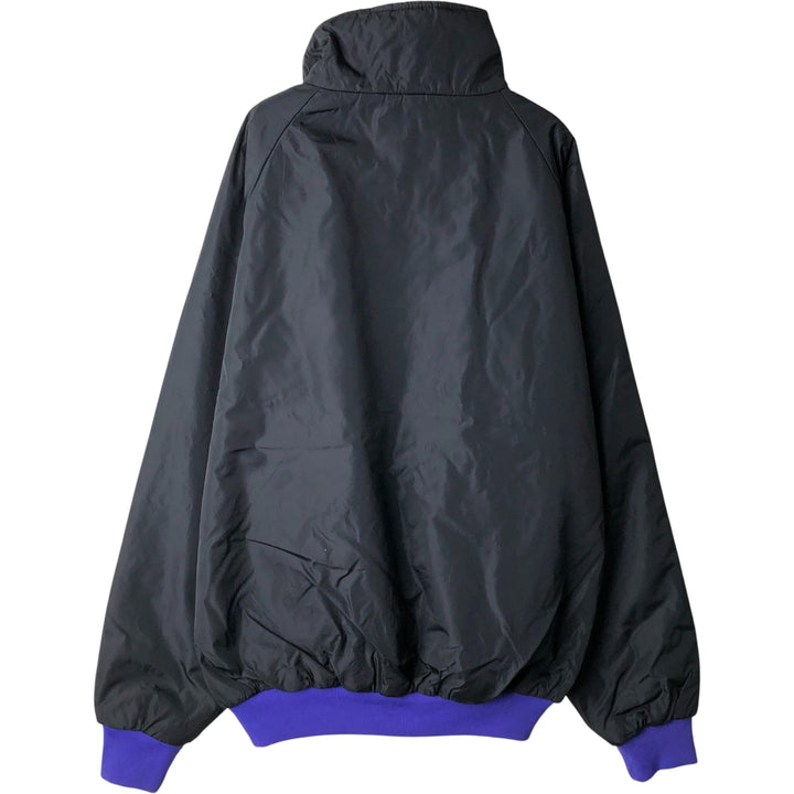 1980'S Columbia White Tag Reversible Padded Puffer Jacket, Men's Size L, Vintage Nylon black type Vintage Second Hand