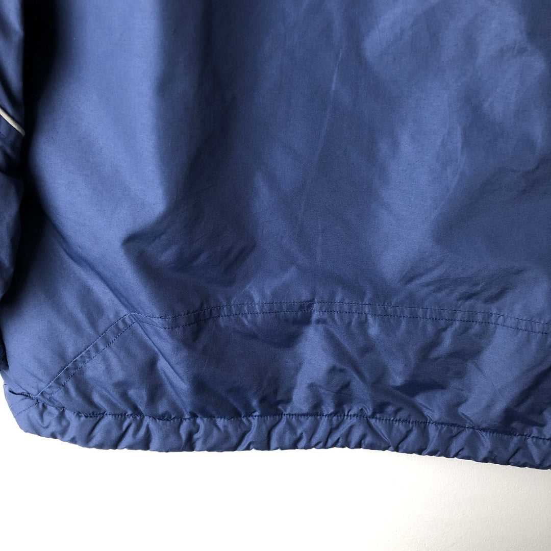 90'S Columbia Half-Zip Padded Mountain Parka/Shell/Puffer Jacket, Men's Size L Nylon navy blue type Vintage Second Hand