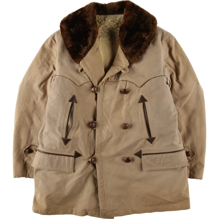 Canadian jacket, boa jacket, men's size M unclear Beige type Vintage Second Hand