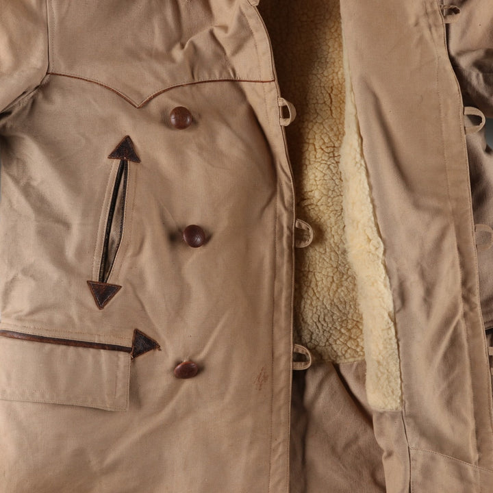 Canadian jacket, boa jacket, men's size M unclear Beige type Vintage Second Hand