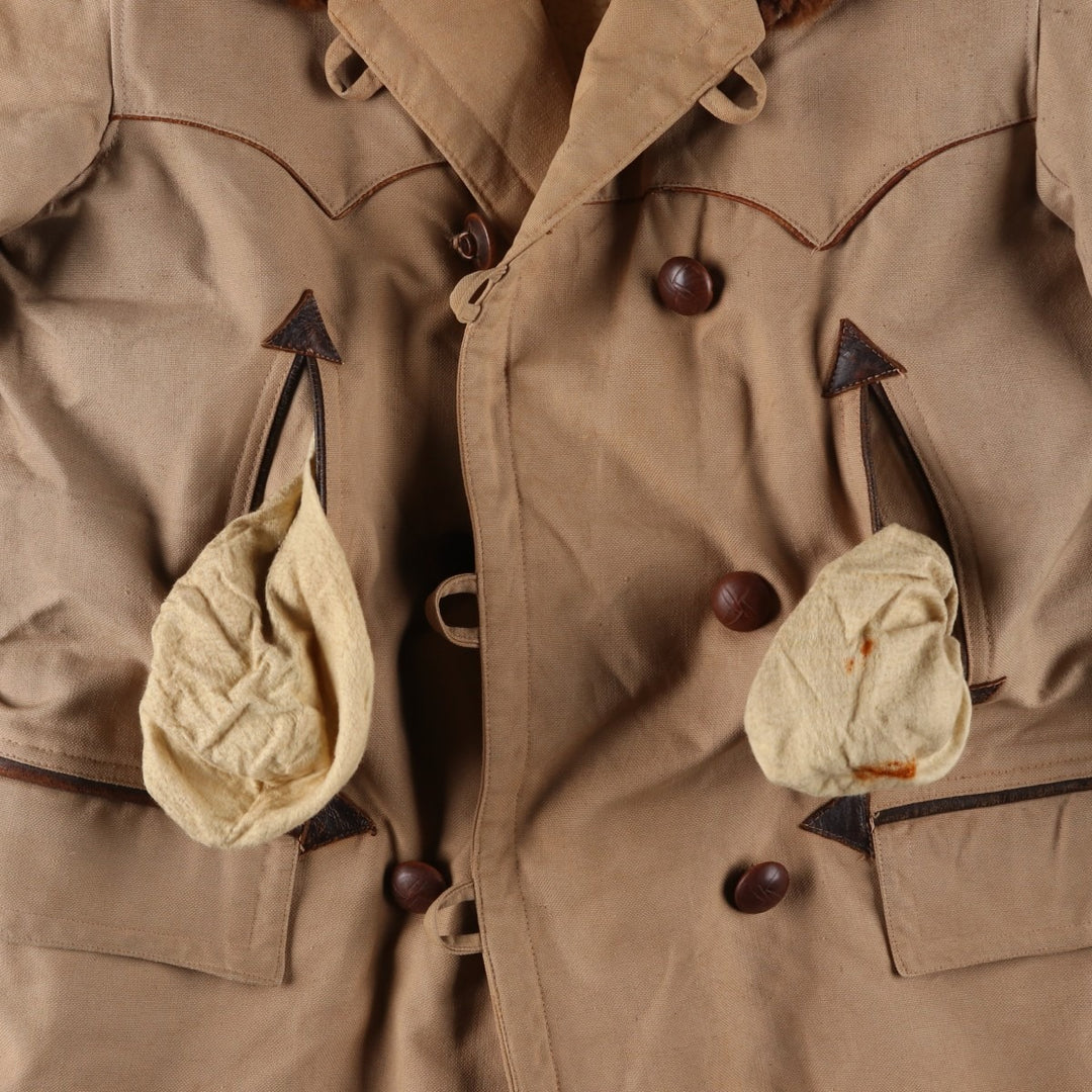 Canadian jacket, boa jacket, men's size M unclear Beige type Vintage Second Hand