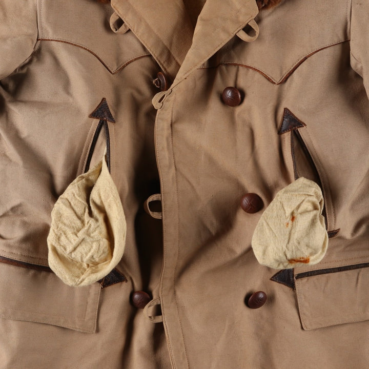 Canadian jacket, boa jacket, men's size M unclear Beige type Vintage Second Hand