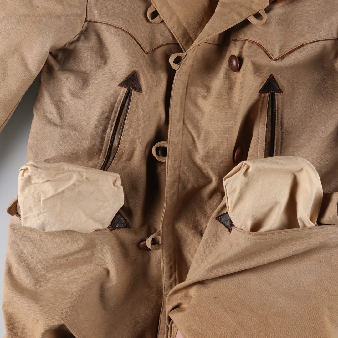 Canadian jacket, boa jacket, men's size M unclear Beige type Vintage Second Hand