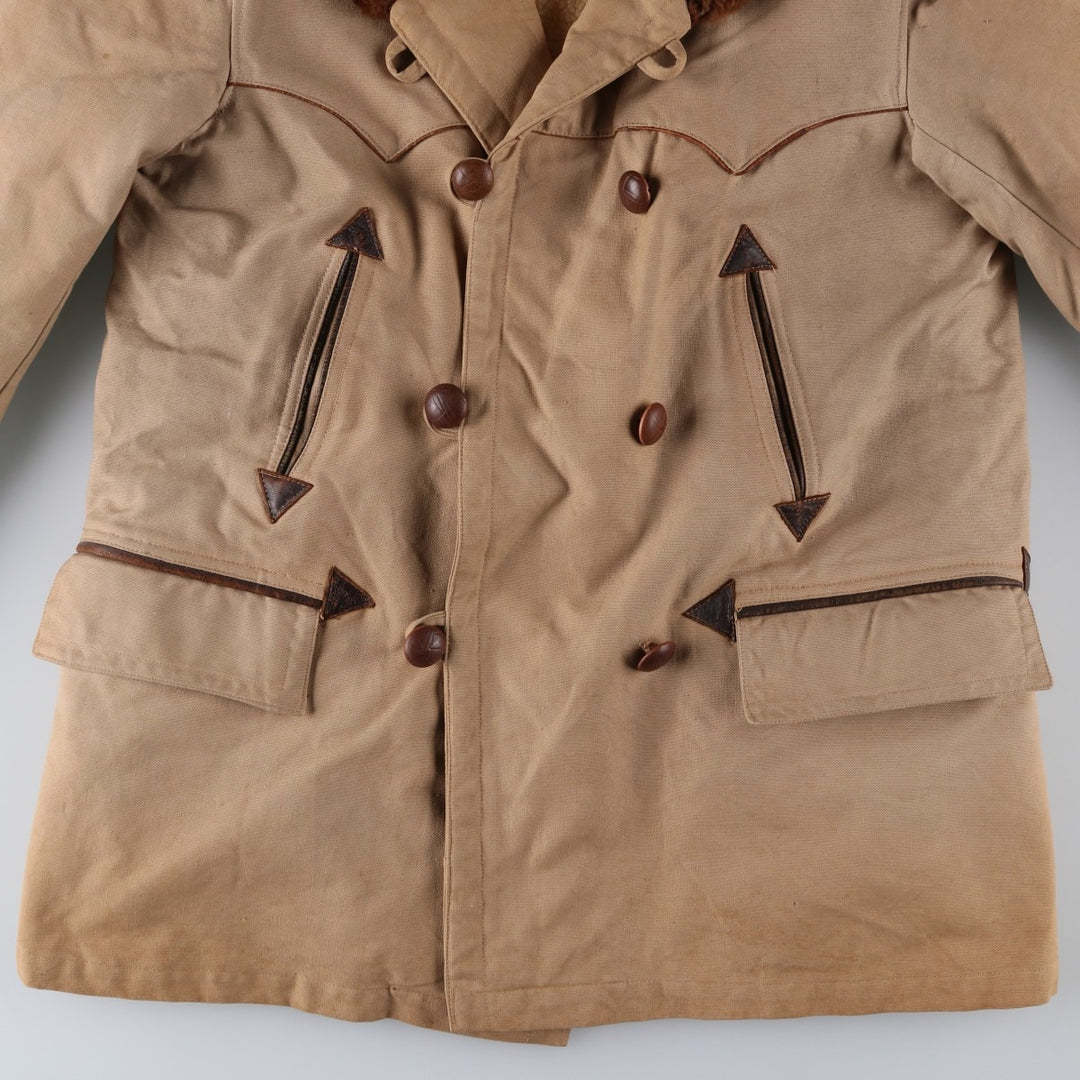 Canadian jacket, boa jacket, men's size M unclear Beige type Vintage Second Hand