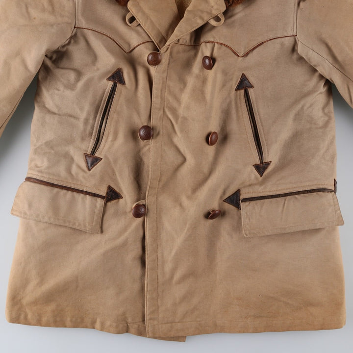 Canadian jacket, boa jacket, men's size M unclear Beige type Vintage Second Hand
