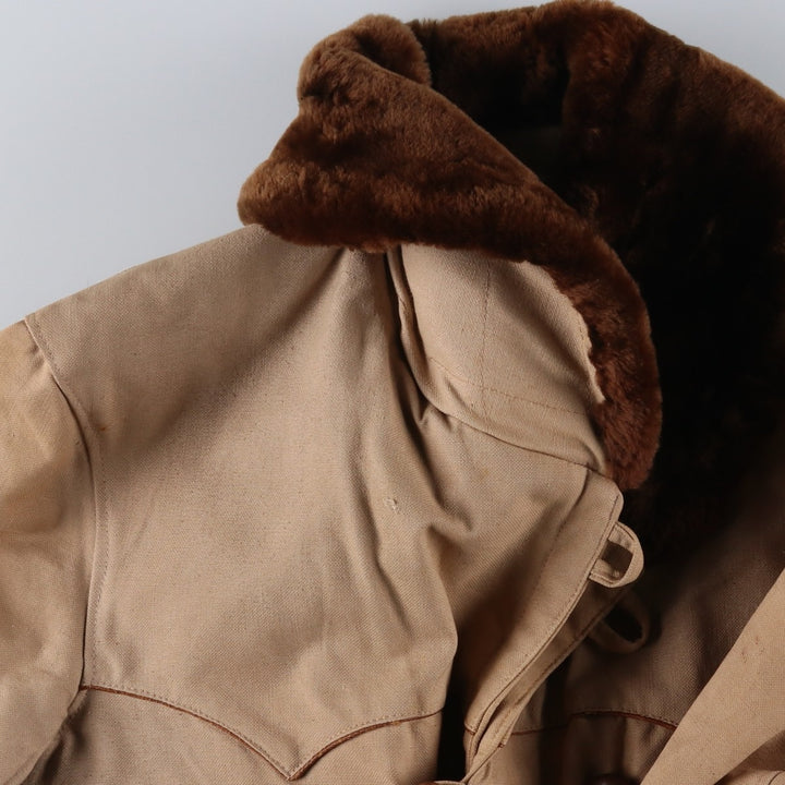 Canadian jacket, boa jacket, men's size M unclear Beige type Vintage Second Hand